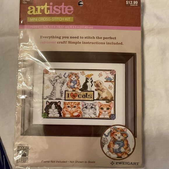 Cross Stitch Cat Kits - Picture 4 of 7